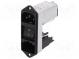 Konektor  napájacie AC  zásuvka  vidlica  6A  250VAC  IEC 60320