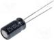 Kondenzátor  elektrolytický  THT  100uF  25VDC  Ø6,3x11mm  ±20%