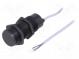 Senzor  kapacitný  Dosah  0÷8mm  Konf.výstupu  PNP / NO  Mat  PBT