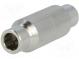 Spojka  tienené  priamy  skrutková svorka  na kábel  7mm