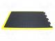 Anti fatigue mat  Width  0.6m  L  0.9m  Mat  rubber  Colour  black