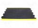 Anti fatigue mat  Width  0.6m  L  0.9m  Mat  rubber  Colour  black