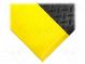 Anti fatigue mat  Width  0.6m  L  0.9m  Mat  PVC,foam  Colour  black