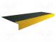 Stair tread  Width  345mm  L  1m  Mat  GRP  H  55mm  antislip  Thk  5mm