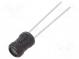 Tlmivka  drôtový  THT  470uH  Iprac  300mA  3,96Ω  ±10%  Ø5,5x7,5mm