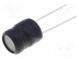 Tlmivka  drôtový  THT  3,2mH  Iprac  400mA  5,25Ω  ±10%  Ø9,5x13,5mm