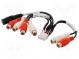 Konektor  pre panelové autorádiá  JVC  RCA  PIN 14