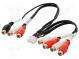 Konektor  pre panelové autorádiá  Kenwood  RCA  PIN 14