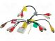 Konektor  pre panelové autorádiá  Pioneer  RCA  PIN 24