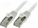 Patch cord  SF/UTP  5e  lanko  CCA  PVC  sivá  2m  26AWG