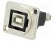 Spojka  USB A zásuvka,USB B zásuvka  FT  V  USB 2.0  kov  19x24mm