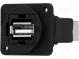 Spojka  USB A zásuvka,USB B zásuvka  FT  V  USB 2.0  plast