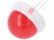 LED  20mm  červená  720÷3000mcd  120°  Poč.výv  2  5÷20mA  5,7÷6,4V
