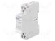 EATON ELECTRIC CR2020008 Stýkač  2-pólový inštalačný  20A  8VAC  NO x2  na prípojnicu DIN