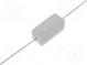 Rezistor  výkonový  tmelený  THT  910Ω  5W  ±5%  9,5x9,5x22mm