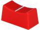 Gombík  posuvný gombík  Farba  červený  23x11x11mm  Mat  plast