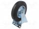Transportné koleso  Ø  200mm  W  27mm  H  237mm  pevná  230kg  guma