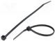 Cable tie  L  142mm  W  2.5mm  polyamide  78.5N  black  Ømax  35mm