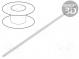 Vodič  reproduktorový  2x0,14mm2  lanko  Cu  biela  PVC  -5÷85°C