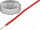 Vodič  licna  Cu  1x0,75mm2  PVC  červená  250V  -20÷80°C  25m