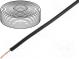 Vodič  licna  Cu  1x0,75mm2  PVC  čierna  250V  -20÷80°C  25m