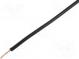 Vodič  licna  Cu  1x0,75mm2  PVC  čierna  250V  -20÷80°C  Trieda  6