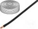 Vodič  licna  Cu  1x4mm2  silikón  čierna  250V  -60÷180°C  25m