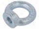 Matica s okom  s okom  M16  oceľ  Povlak  zinok  DIN  582  35mm