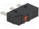Mikrospínač SNAP ACTION  bez páčky  SPDT  0,1A/125VAC  ON-(ON)