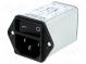 Konektor  napájacie AC  zásuvka  vidlica  1A  250VAC  IEC 60320