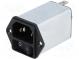 Konektor  napájacie AC  zásuvka  vidlica  2A  250VAC  IEC 60320