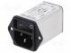 Konektor  napájacie AC  zásuvka  vidlica  4A  250VAC  IEC 60320