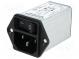 Konektor  napájacie AC  zásuvka  vidlica  6A  250VAC  IEC 60320