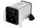 Konektor  napájacie AC  zásuvka  vidlica  2A  250VAC  IEC 60320