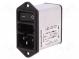 Konektor  napájacie AC  zásuvka  vidlica  10A  250VAC  IEC 60320