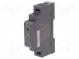 MEAN WELL DDR-15L-15 Napájací zdroj  DC/DC  15W  15VDC  1A  18÷75VDC  Montáž  DIN  68g