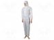 Protective coverall  Size  XL  white  Series  DT115  V  with a hood