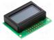 Displej  LCD  alfanumerický  STN Positive  8x2  LED  Znak 4,35mm