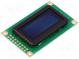 Displej  OLED  alfanumerický  8x2  Rozm  58x32x10mm  žltá  PIN  16