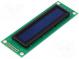 Displej  OLED  alfanumerický  20x2  Rozm  116x37x9,8mm  žltá
