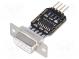 Modul  prevodník  RS232 / TTL  MAX202  D-Sub 9pin,kolíkový  5VDC
