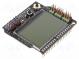 Modul  zobrazovač  shield,LCD displej  3,3VDC  60x55x20mm