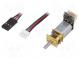 Motor  DC  s prevodovkou,s ovládačom  3,5÷8VDC  Os  zárez D  3mm