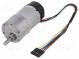 Motor  DC  s kodérom,s prevodovkou  1÷12VDC  7A  Os  zárez D