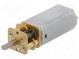 Motor  DC  s prevodovkou  6VDC  900mA  Os  zárez D  570ot./min  25g