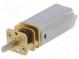 Motor  DC  s prevodovkou  6VDC  950mA  Os  zárez D  375ot./min  25g