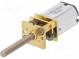 Motor  DC  s prevodovkou  6VDC  185mA  Os  na závit  98ot./min