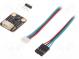 Senzor  polohy  akcelerometer,gyroskop  I2C  BMI160  modul,káble