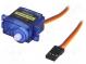 Motor  DC  servomechanizm  4,8÷6VDC  micro  analógový  9g  nylon