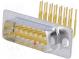 D-Sub  PIN  15  zásuvka  vidlica  bez krytu,standard 9,4mm  THT